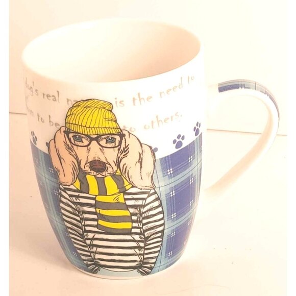 Quirky Dog Design Ceramic Coffee Cocoa Tea Mug With Handle - Picture 1 of 7